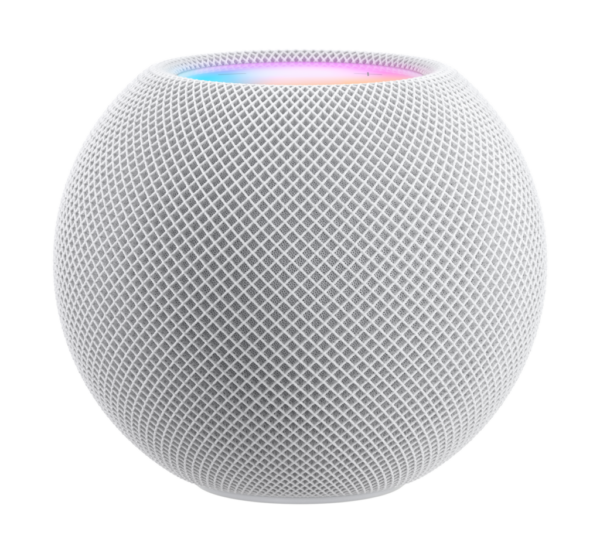 [CITYPNG.COM]HD Apple White Homepod Mini Speaker PNG - 1720x1586